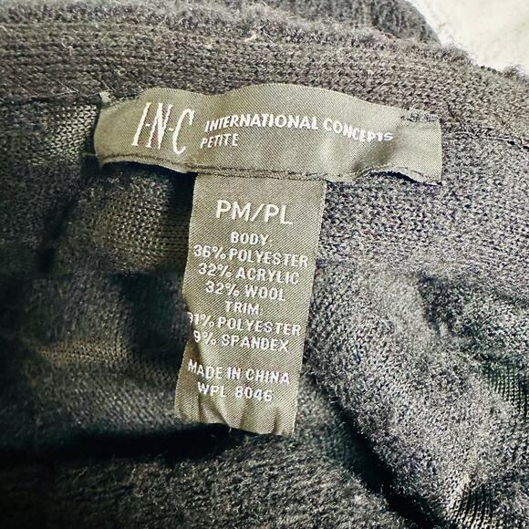 Black Fringe Poncho - Picture 6 of 6